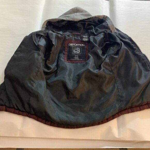 Hoodie 2T Sweatshirt Quilted Zip - Picture 8 of 10